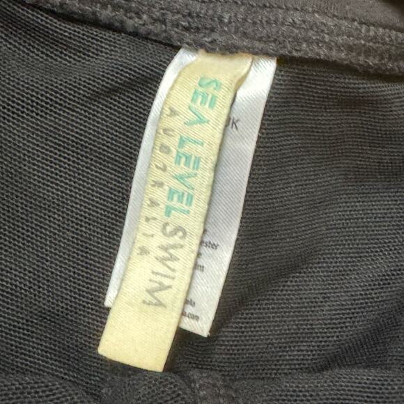 Sea Level Swim Eco Essentials Swim Short Black Womens size US 6 - Picture 5 of 5